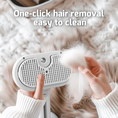 Vaporisez la brosse pour chats pour la perte - Repuré de coiffure d'animal
