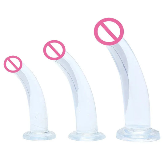 Transparent suction cup anal plug, simulated dildo, gay supplies, anal expansion device for the posterior chamber