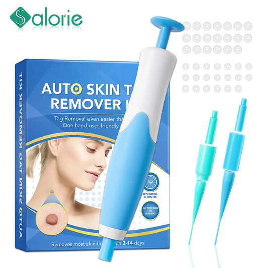 2 en 1 Micro Micro Skin Tag Dispositif Dispositif standard et micro-étiquette de peau Kit d'élimination de la peau
