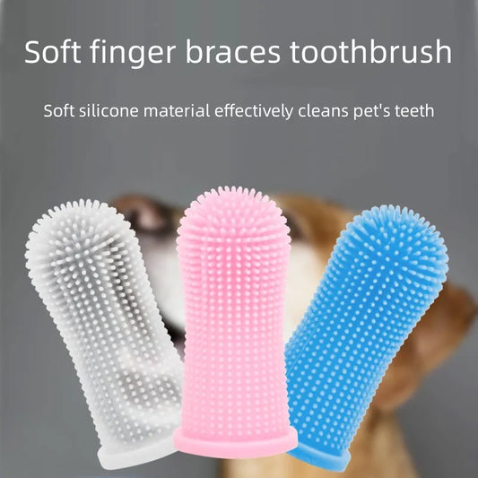 Chien Super doux animal de compagnie brosse à dents de dents nettoyage de mauvaise haleine