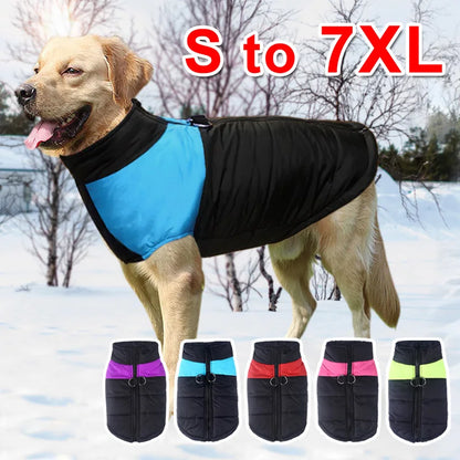 Vestes de gros chien pour animaux de compagnie chauds hiver