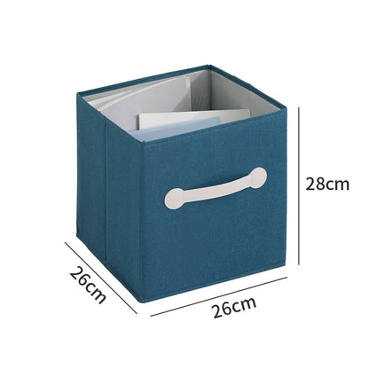 Boîte de rangement à domicile Tissu à chambre pliante Boîte de rangement de jouets Organisation et bureau de maison de rangement