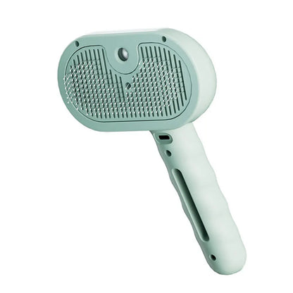Brosse de vapeur de 3 po sur 1 avec bouton de relâchement brossage de toilettage de chat rechargeable pour chats brosse à poils brosse pour animaux de compagnie pour chiens petits animaux