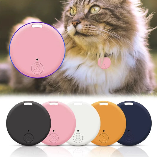 Cat Dog GPS Bluetooth 5.0 Tracker Anti-Lost Device Round Anti-Lost Pet Pet Kids Sac Suivi Smart Finder Locator