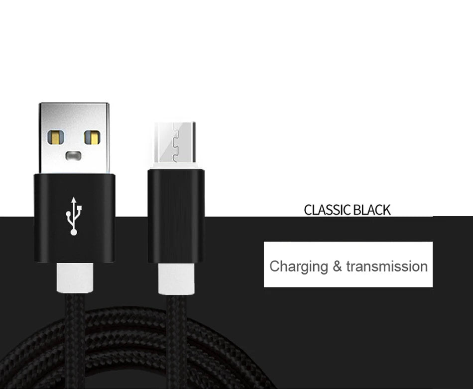 Câble Câble de type C rapide de type C Fast USB C Câble en nylon pour Xiaomi Huawei OnePlus Poco Samsung iPhone 15 16 USB C Câble de données du chargeur