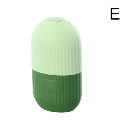 Plateaux en silicone beauté soulevant le visage de boule de glace contournant la peau oculaire