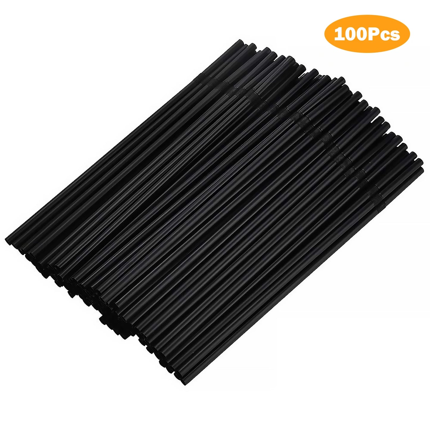 100-1500pcs Paies à boire Paies en plastique flexibles Paignes plastiques colorées Présine