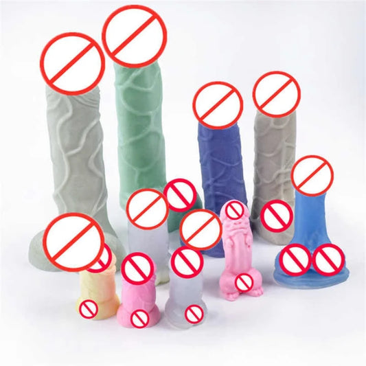 3D Penis Resin Mold Female Vulva Dildo DIY Tool Corn Bead Human Organ Candle Soap Silicone Mold 3D Adult Sex Toys Making Mould
