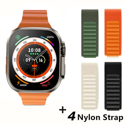 Pour Apple Smart Watch 10 Ultra X 3 Pro Max Gen2 49 mm AMOLED SMARTWATCH RACHAGE RATIFIQUE CHARGE WIRE SANS MEN FEMMES POUR SPORT