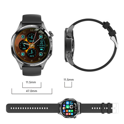 Pour Huawei GT5 Pro GPS NFC Smart Watch Men 360 * 360 AMOLED SCREAT CARD Rate Bluetooth Call IP67 imperméable Homme Smartwatch 2025
