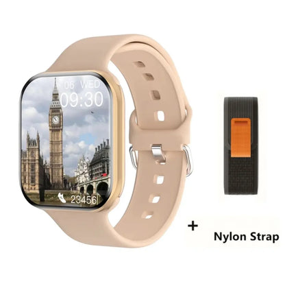New Watch 10 Smart Watch Men Température corporelle BT Appelez NFC toujours exposée