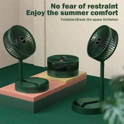 Bureau pliable rechargeable petit ventilateur mini-facteur portable portable USB Home Low Bruit Haute durée Mini ventilateur électrique