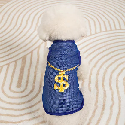 Vêtements de chat de mode Vêtements pour chiens pour chiens pour petits chiens chihuahua bulldog de bulldog gilet t-shirt super cool bel vêtements de chiot