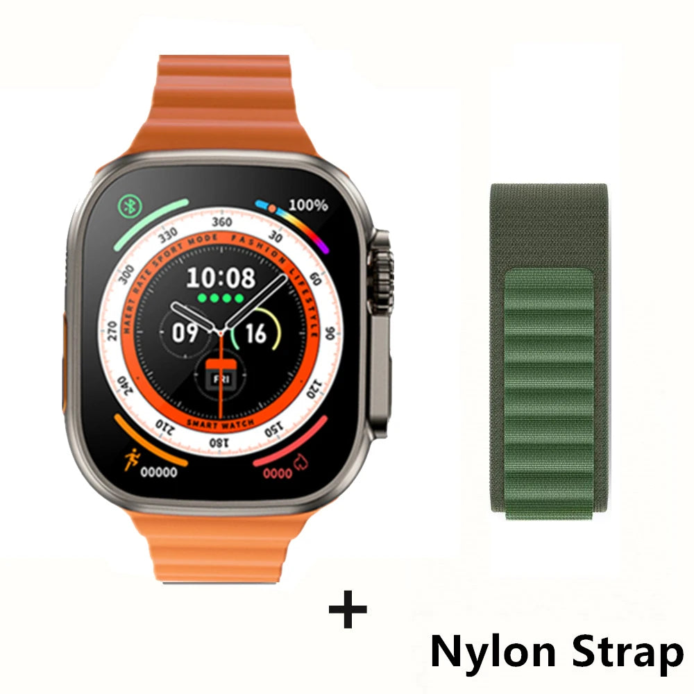 Pour Apple Smart Watch 10 Ultra X 3 Pro Max Gen2 49 mm AMOLED SMARTWATCH RACHAGE RATIFIQUE CHARGE WIRE SANS MEN FEMMES POUR SPORT