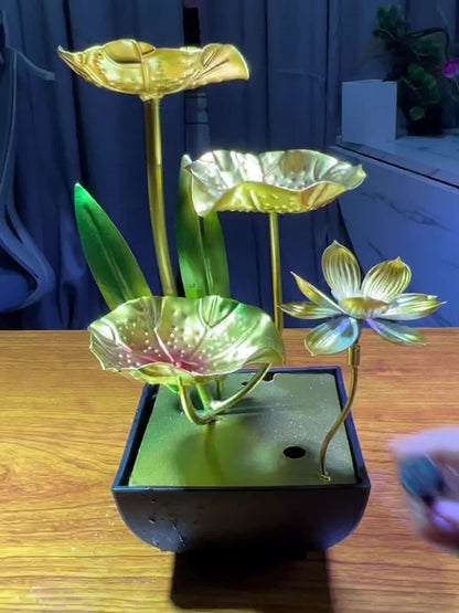 Petite fontaine intérieure Humidificateur automatique Décor de bureau pour le salon et la détente de la chambre